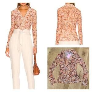 Revolve - Hansen & Gretel, Gretel Long Sleeve Shirt in Blossom